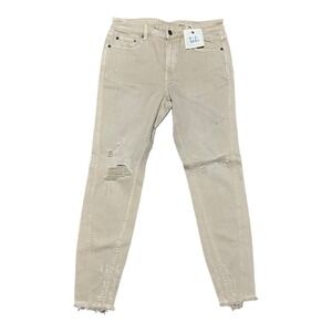 NWT SER.O.YA Diego Tapered Cropped Jean Sand Dune Men's Size 30 NEW 30x28